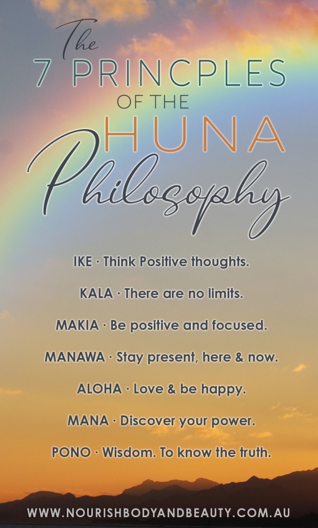 7 Principles of the Huna Philosophy Posters Ish Body Beauty